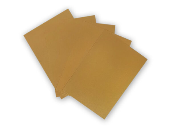 Highest Quality A4 Gold Double Sided Shimmer Card-250GSM